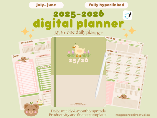 2025-2026 Digital Planner