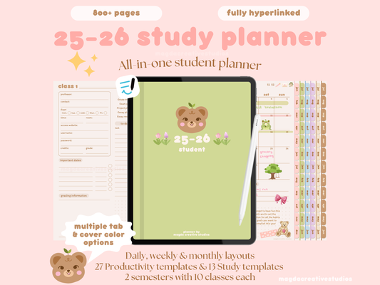 2025-2026 Mid Year Student Planner