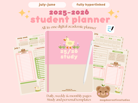 2025-2026 Student Planner