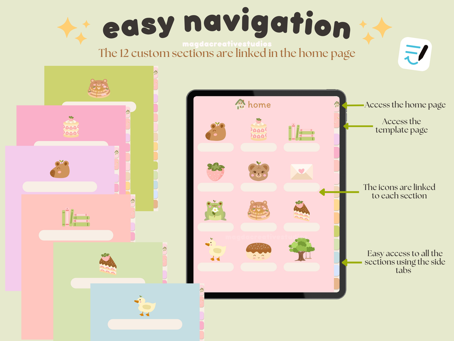 Dark Mode Digital Notebook