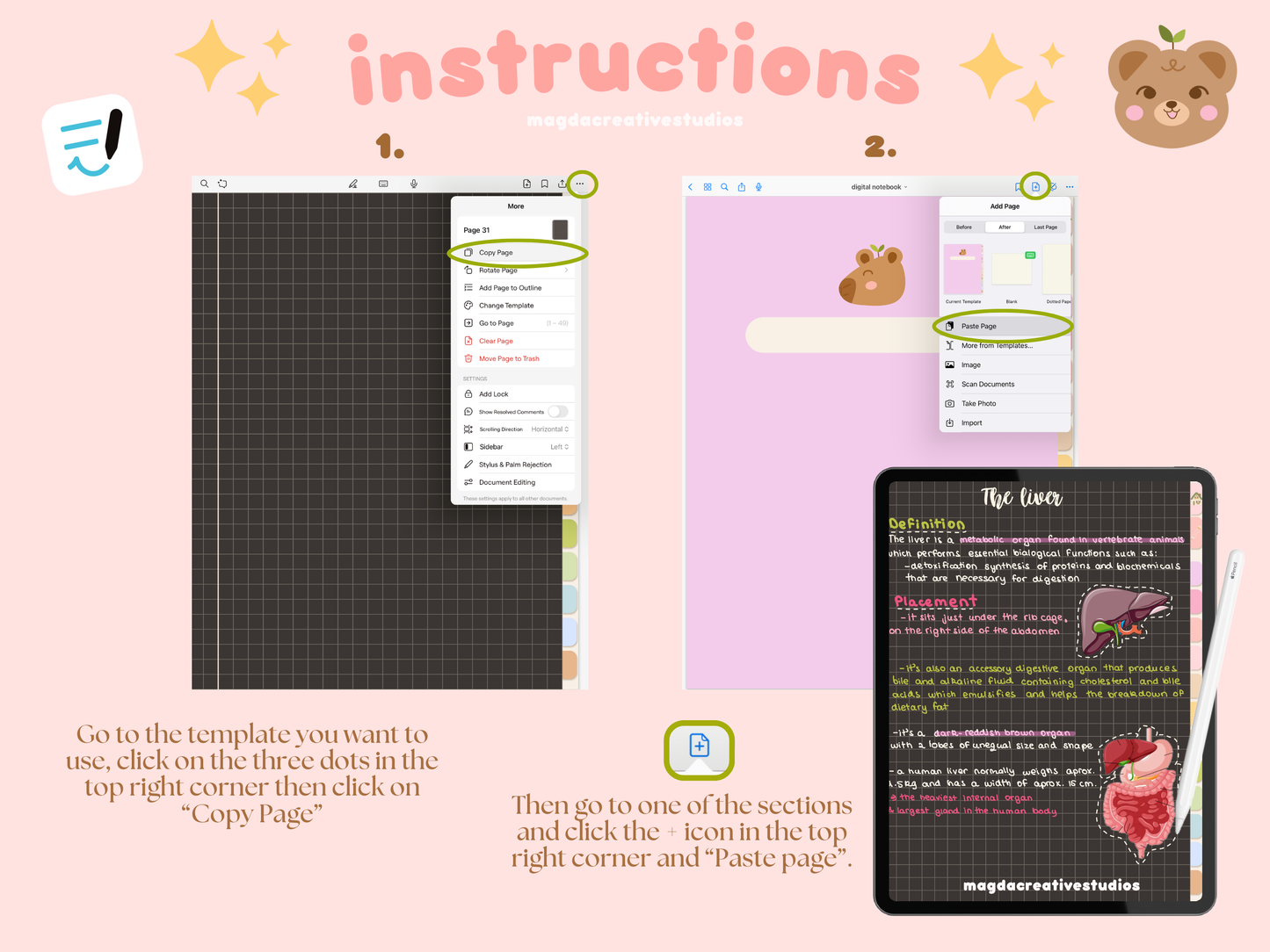 Dark Mode Digital Notebook