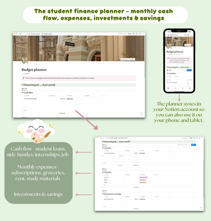 Ultimate Notion Student Planner