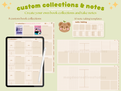 Digital Reading Journal - Minimalist Design