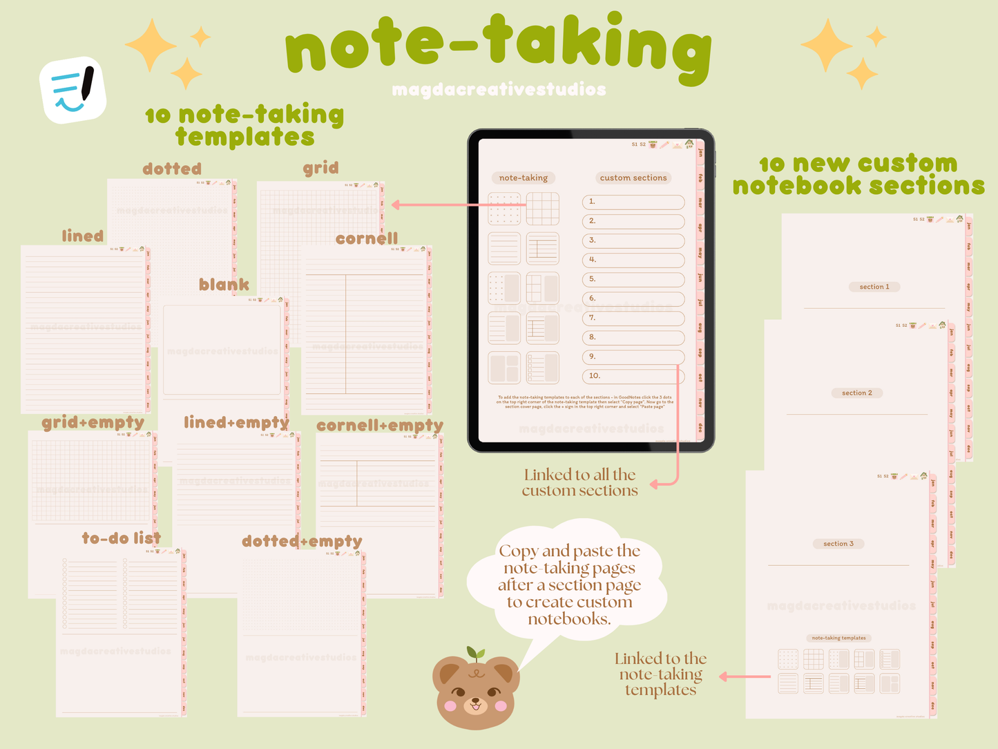 2026 Digital Student Planner Portrait