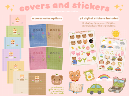 2026 Digital Student Planner Portrait