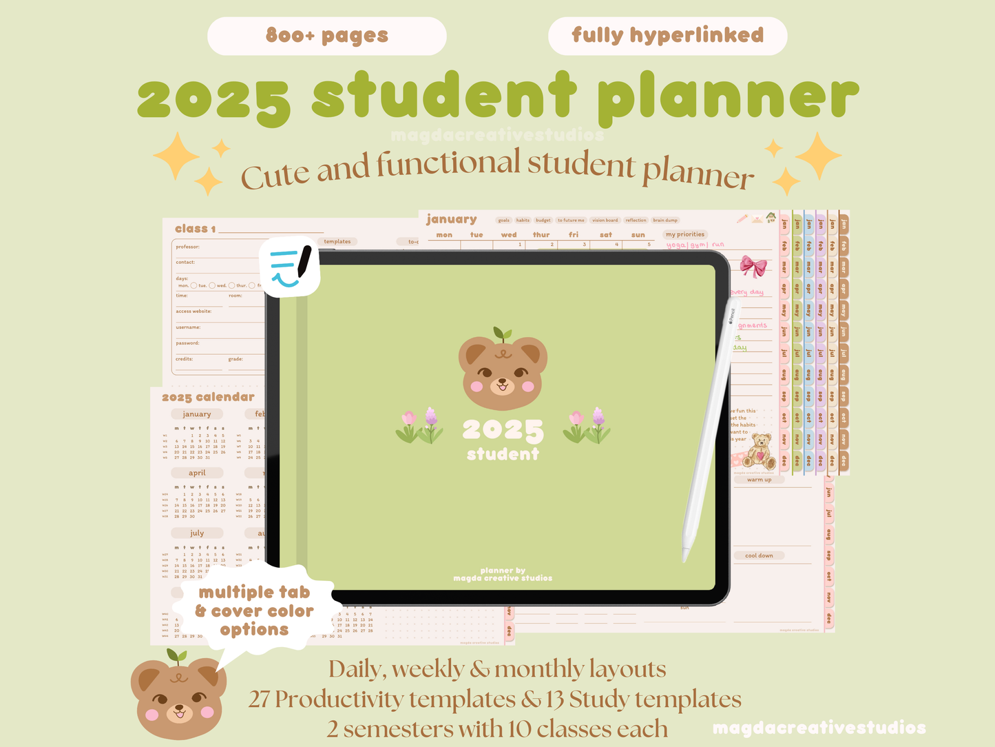 2025 Student Planner Landscape