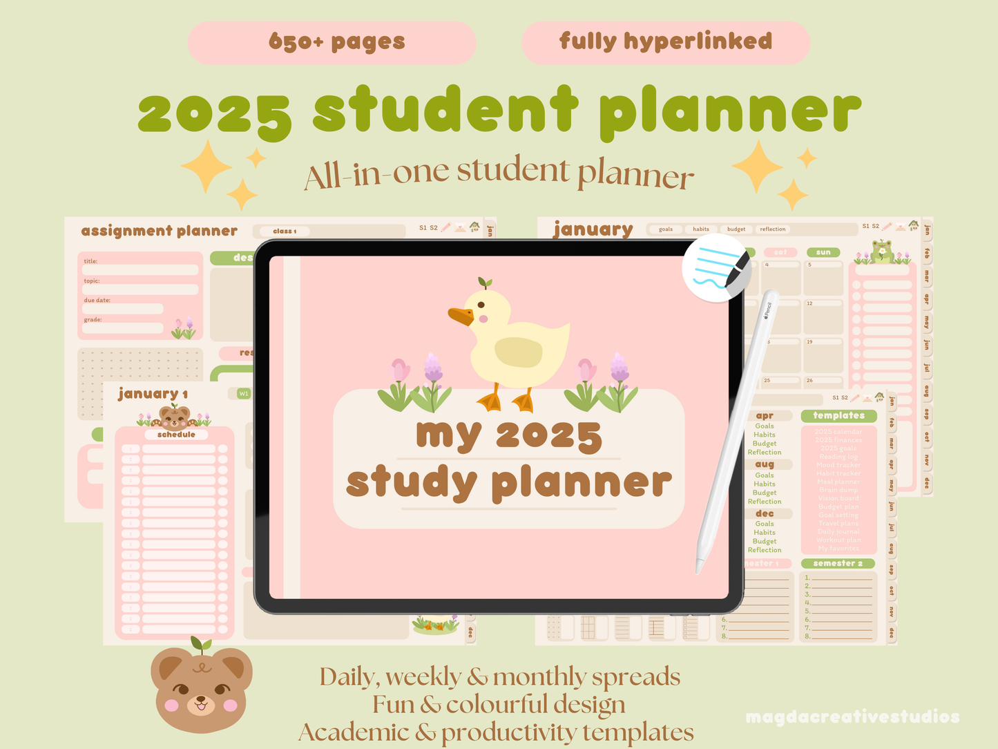 2025 Study Planner Landscape