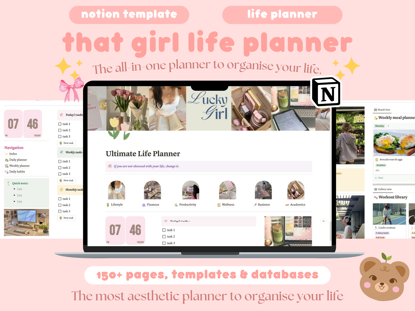 That Girl Notion Life Planner