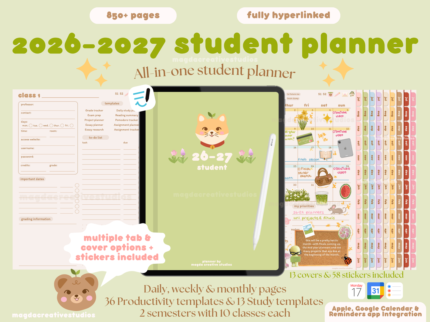 2026-2027 Digital Student Planner