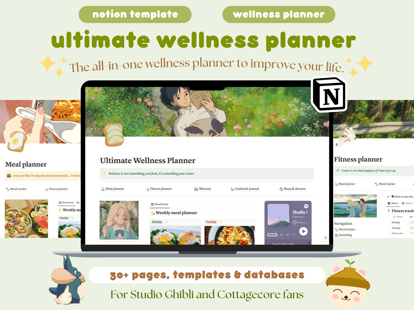 Ultimate Wellness Notion Planner