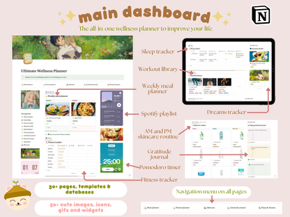 Ultimate Wellness Notion Planner