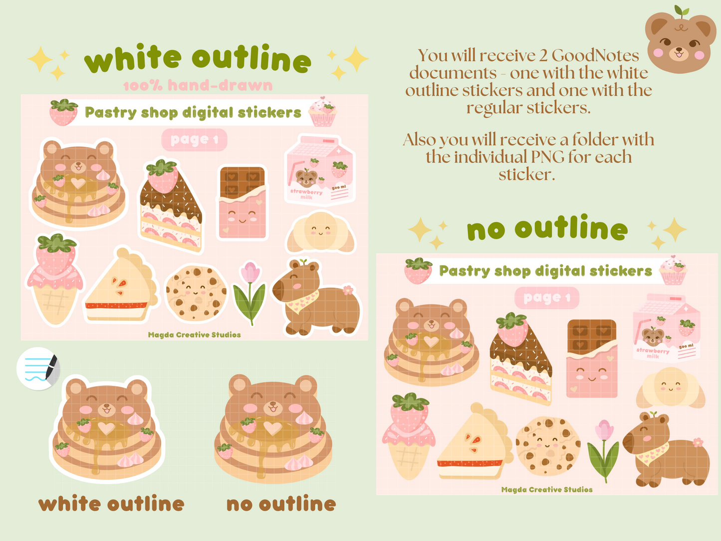 Pastry & Candy Digital Stickers