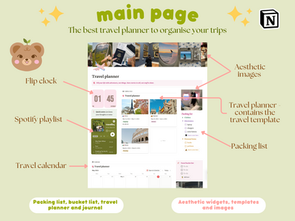 Notion Travel Planner