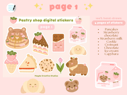 Pastry & Candy Digital Stickers