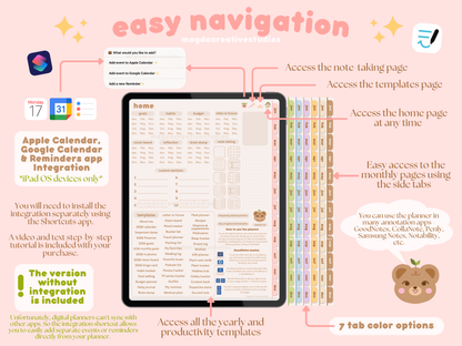 2026 Digital Planner Portrait