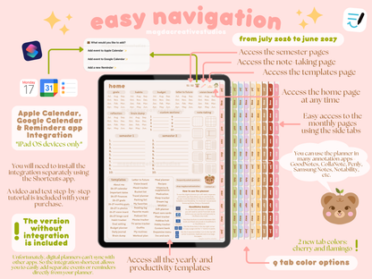 2026-2027 Digital Student Planner