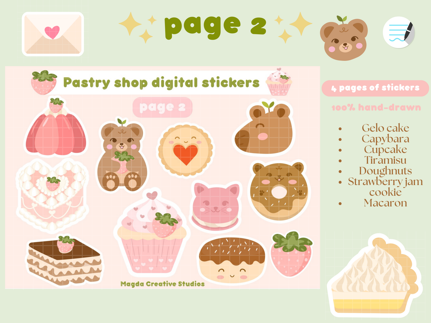 Pastry & Candy Digital Stickers