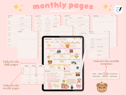 2026 Digital Planner Portrait