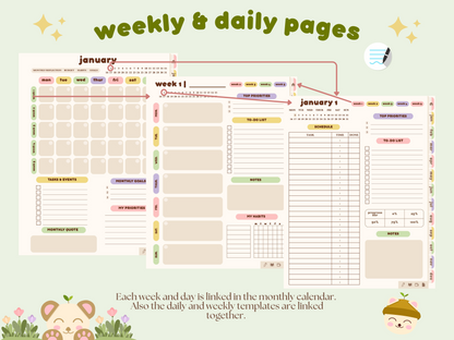 Digital Daily Planner GoodNotes