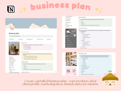 All-in-one Notion Business Planner