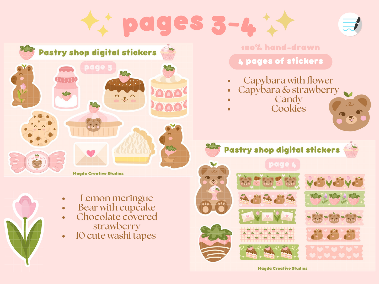 Pastry & Candy Digital Stickers