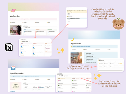 All-in-one Notion Student Planner