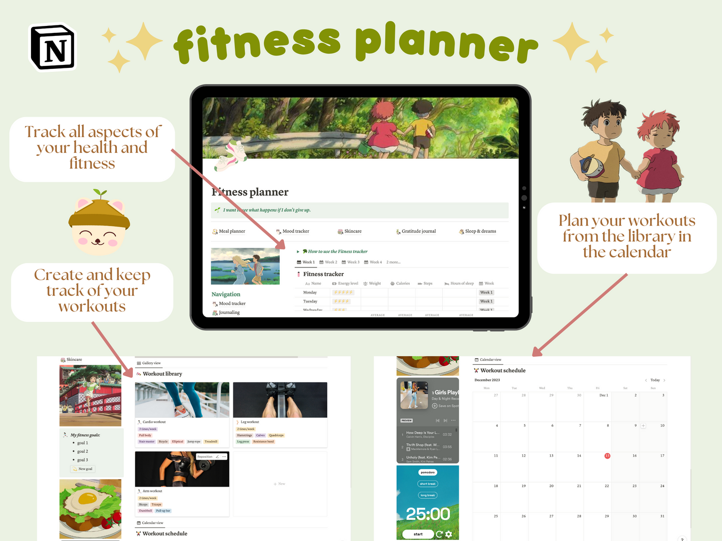 Ultimate Wellness Notion Planner