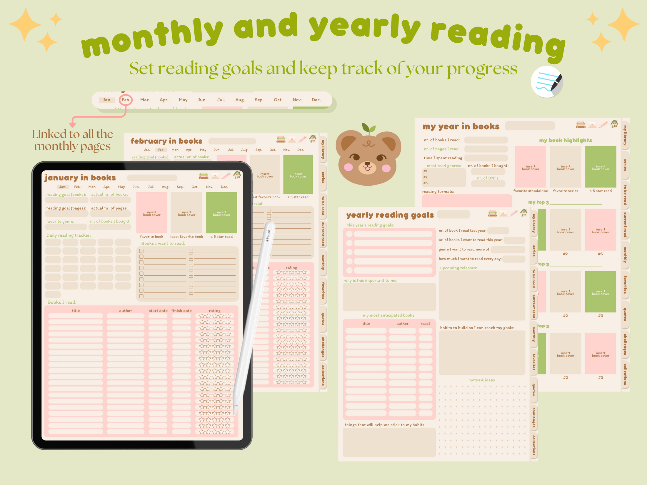 Digital Reading Journal – Magda Creative Studios