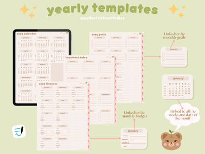 2025 Digital Planner Portrait