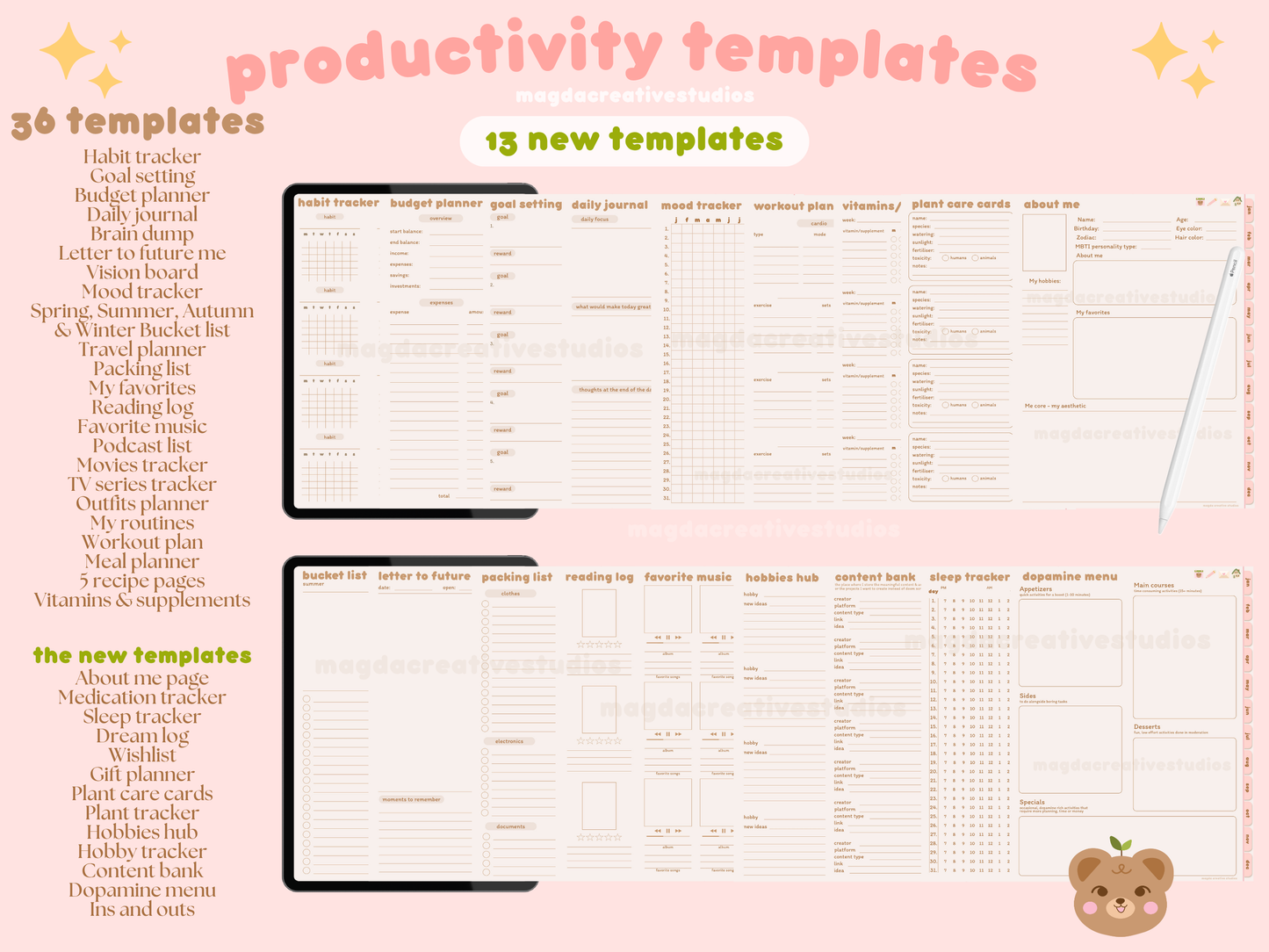 2026 Digital Planner Portrait