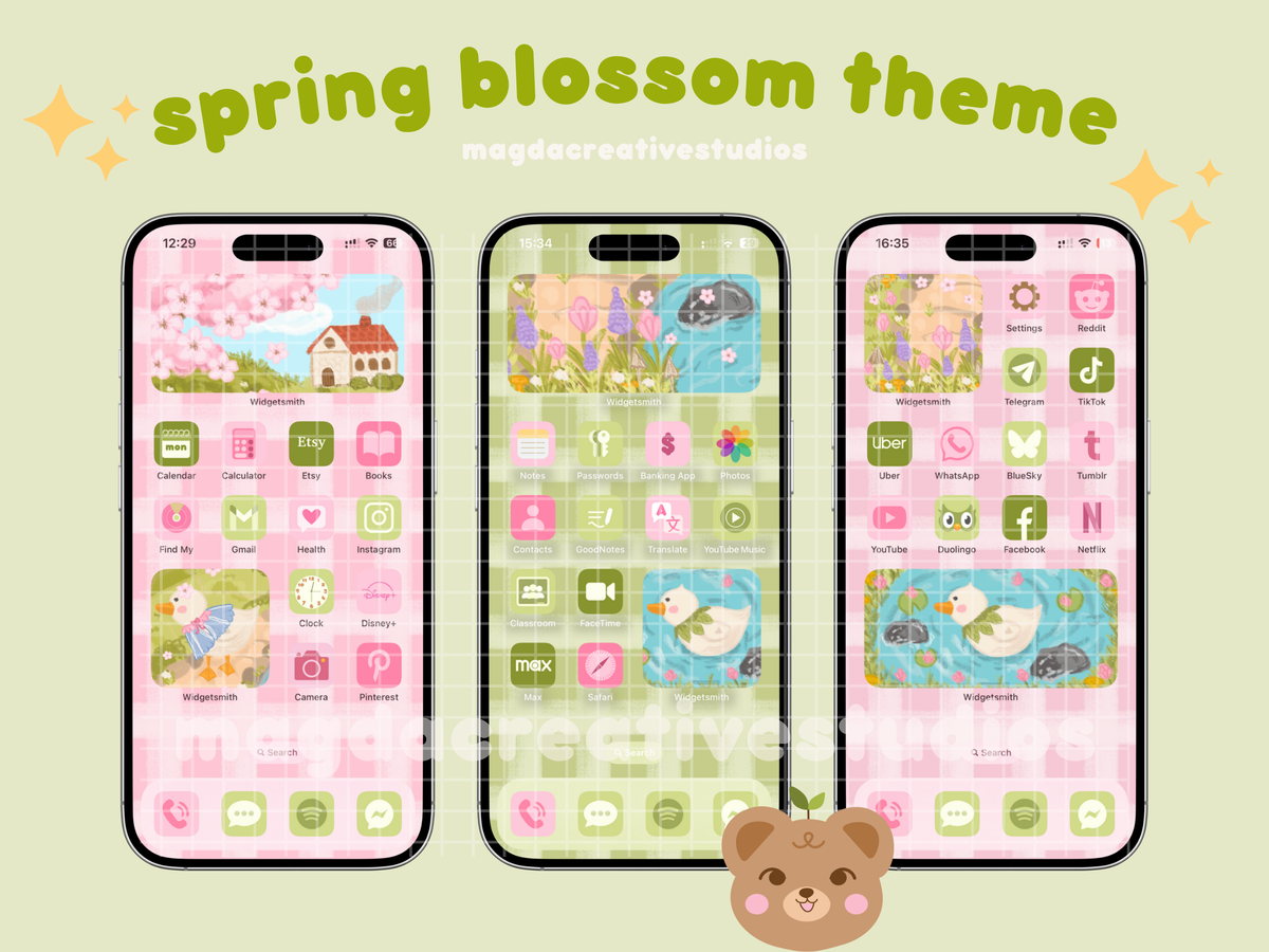 Spring Blossom Phone Theme – Magda Creative Studios
