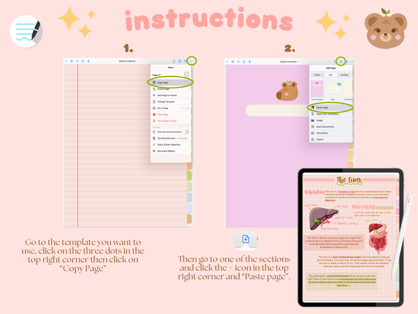 Pink Digital Notebook